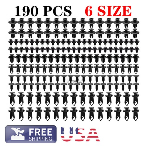 For nissan 190pcs bumper clips - 190pcs,
